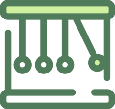 Newtons Cradle Icon Svg Vector, Free Vectors File